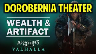 Dorobernia Theater Wealth Roman Artifact amp Treasure Chest Location  Canterbury Cent  AC Valhalla [upl. by Ellahcim394]