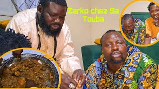 Zarko chez Sa touba aprés sa belle victoire sur Niang bou Ndaw en mangeant dans une même plat [upl. by Anai618]