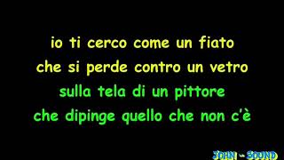 GIGI FINIZIO LO SPECCHIO DEI PENSIERI BASE KARAOKE PROFESSIONALE [upl. by Enerod]