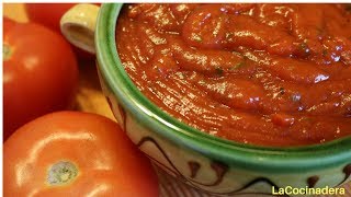 Receta Salsa de Tomate Super Express Multiuso  LaCocinadera [upl. by Kelsey]