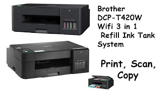 Brother DCP T420W [upl. by Airdua]