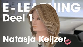 ELearning deel 1 V lagen lang haar knippen Balayage  Moneypiece  Stylen by Natasja Keijzer [upl. by Lindgren622]