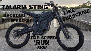 Talaria Sting R Mx4 Top Speed 53mph Vs Mx3 8kw bypassed whos faster [upl. by Repsaj]