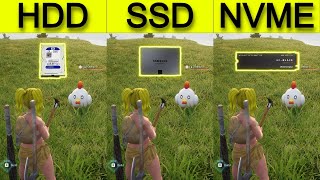 Palworld  HDD vs SSD vs NVME StartupLoadFPS Test [upl. by Larine]