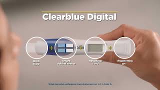 Clearblue® Digital Graviditetstest med Ukeindikator kun for Norge [upl. by Llirpa709]