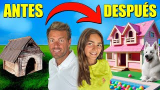 CONSTRUÍ UNA CASA DE ENSUEÑO PARA MI PERRO Itarte Vlogs [upl. by Kolnos246]