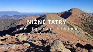 Niżne Tatry grań główna  Low Tatras hiking in Slovakia  4K FILM DRONE [upl. by Onairpic747]