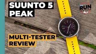 Suunto 5 Peak Multitester Review  A nice looking GPS watch thats lacking in smarts [upl. by Yacov]