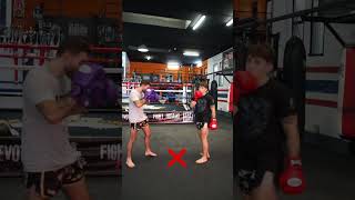 MUAY THAI VS BOXE 😂 muaythai boxing funny [upl. by Sigismondo]