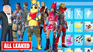 New ALL LEAKED Skins Styles Emotes and Cosmetics in Fortnite Chapter 5 Update 2800 [upl. by Alverta]