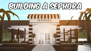 BUILDING SEPHORA IN BLOXBURG [upl. by Naimaj]