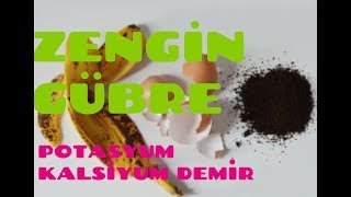 ORGANİK ZENGİN GÜBRE  KALSİYUM POTASYUM DEMİR [upl. by Silyhp]