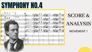 Mahler  Symphony no4 movement 1 Score and Analysis [upl. by Hewe]