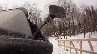 Randonnée Quad Québec le 22 février 2015 [upl. by Llevram107]