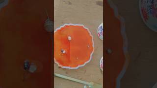 Step by step Resin art  Resin simple design  Resin coated tutorial  DIY Resin art resinartresin [upl. by Diehl]