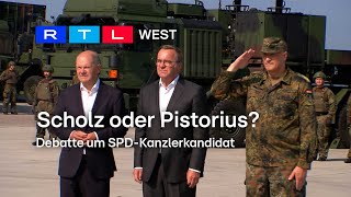 Scholz oder Pistorius Debatte um SPDKanzlerkandidaten  RTL WEST 13112024 [upl. by Novyak]