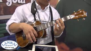 Lanikai UkeSB at NAMM 2013 [upl. by Otto]