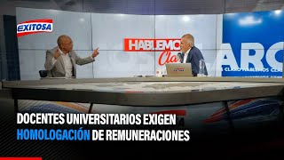 🔴🔵“Creemos que se puede cumplir” Docentes Universitarios exigen homologación de remuneraciones [upl. by Anthe]