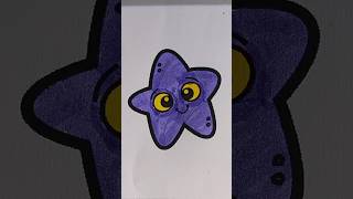 Simple to colour a beautiful star star artandcraftshortvideoytshorts tranding shorts cartoon [upl. by Oisorbma]