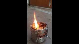 ikea hobo stove mod [upl. by Rimhsak]