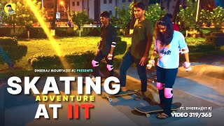 Skating at IIT  Events for Freshers  IIT Roorkee  Video 319365 [upl. by Ahtnamas]