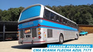 Garagem PesoPesado CMA Scania K 113 CL Flecha Azul 7171 [upl. by Xaviera]