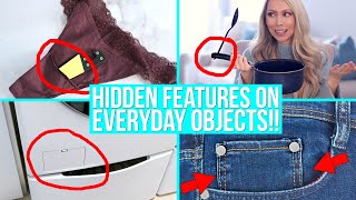 15 Hidden Features on Everyday Objects That Will Blow Your Mind [upl. by Ahnavas982]