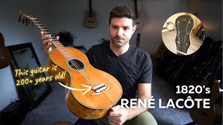 1820s René Lacôte First Look From Livestream 7  GuitarCollectioncom [upl. by Eerok]