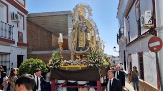 Procesión de la Virgen del Carmen de Salteras  2023  4K [upl. by Queri228]