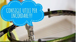 CONSIGLI UTILI PER INCORDARE LA RACCHETTA🎾✅ amazing racchette racket sports tennis strings [upl. by Renrew]