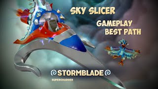 Skylanders SuperChargers  Stormblade and Sky Slicer GAMEPLAY BEST PATH [upl. by Lunseth659]