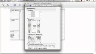 Confidence Intervals on the Mean with JMP [upl. by Amada]