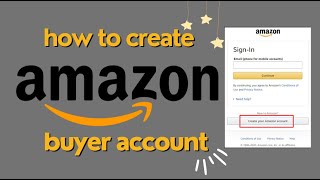 How to create Amazon Account  How to Register on Amazon  How to activate Amazon Account [upl. by Kaasi209]