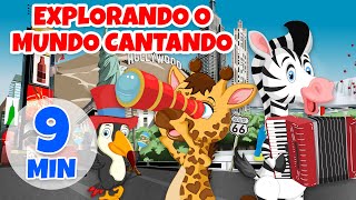 Explorando o Mundo com Giramille  9 min de Música e Diversão [upl. by Anerb]