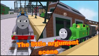 Btwf recreation video Toad the lucky brake van remake The Little Argument scene [upl. by Nipsirc631]