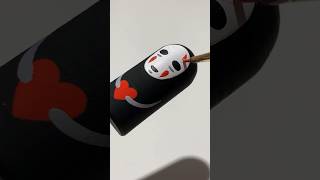 Безликий  роспись брелка 🪄 kaonashi spiritedaway anime art diy безликий брелок pianomusic [upl. by Sinegold9]