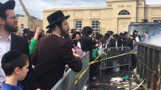 Jews observe Biur Chametz burning of the bread in Lakewood [upl. by Anirol]