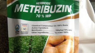 Potato crop HerbicideMETRIBUZIN 70 WP amp WHEAT CROP HERBICIDE [upl. by Cassy]