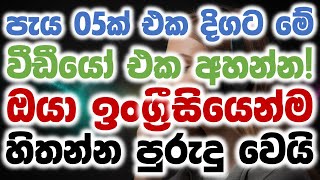 05 Hours of English Listening Practice for Beginners in Sinhala  Learn English While You Sleep [upl. by Lanford495]