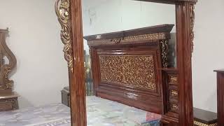 chinioti CNC karwing bed set03317704243 plz cntc us on WhatsApp chiniotfurnituremarket [upl. by Brittnee]