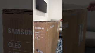 Setting up the stunning Samsung S95D TV—crystalclear OLED visuals and sleek design samsung oled [upl. by Ranita738]