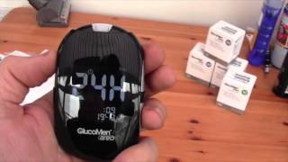 Glucomen areo NFC blood glucose meter [upl. by Hcurab120]