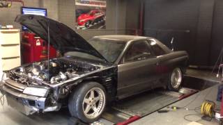 Kyles R32 Skyline on the Dyno [upl. by Yrahcaz]