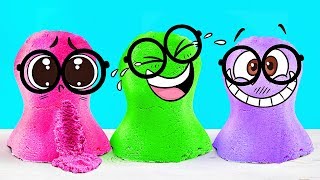 3 FUNKY KINETIC SAND EXPERIMENTS with Slime Sam [upl. by Sible700]