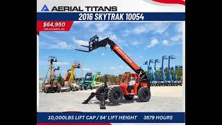 2016 SKYTRAK 10054 SN2900 forsale skytrak telehandler [upl. by Hurwit]