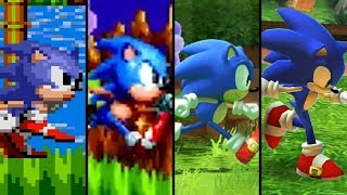 Evolution of Sonic the Hedgehog 1991  2018 [upl. by Llenrahs]