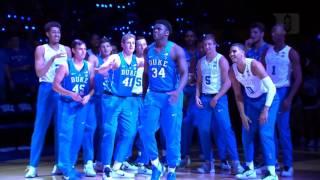 2016 Countdown to Craziness Duke Player Intros 102216 [upl. by Curry]