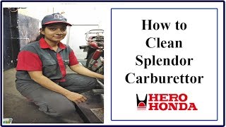 DIY  Carburetor Cleaning I Splendor Carburetor tips and tricks I Step by Step I Chennai I AMT I MMI [upl. by Easton]