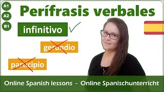 PERÍFRASIS VERBALES de INFINITIVO en español🎉 │Principiantes  intermedio español [upl. by Yahsal]