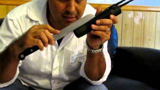 Mossberg 590 disassemble forearm correctly removing plastic molding [upl. by Awra]